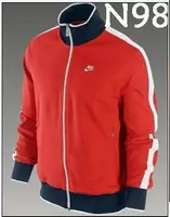 nike veste zippee n98a-coupe-sweat  red